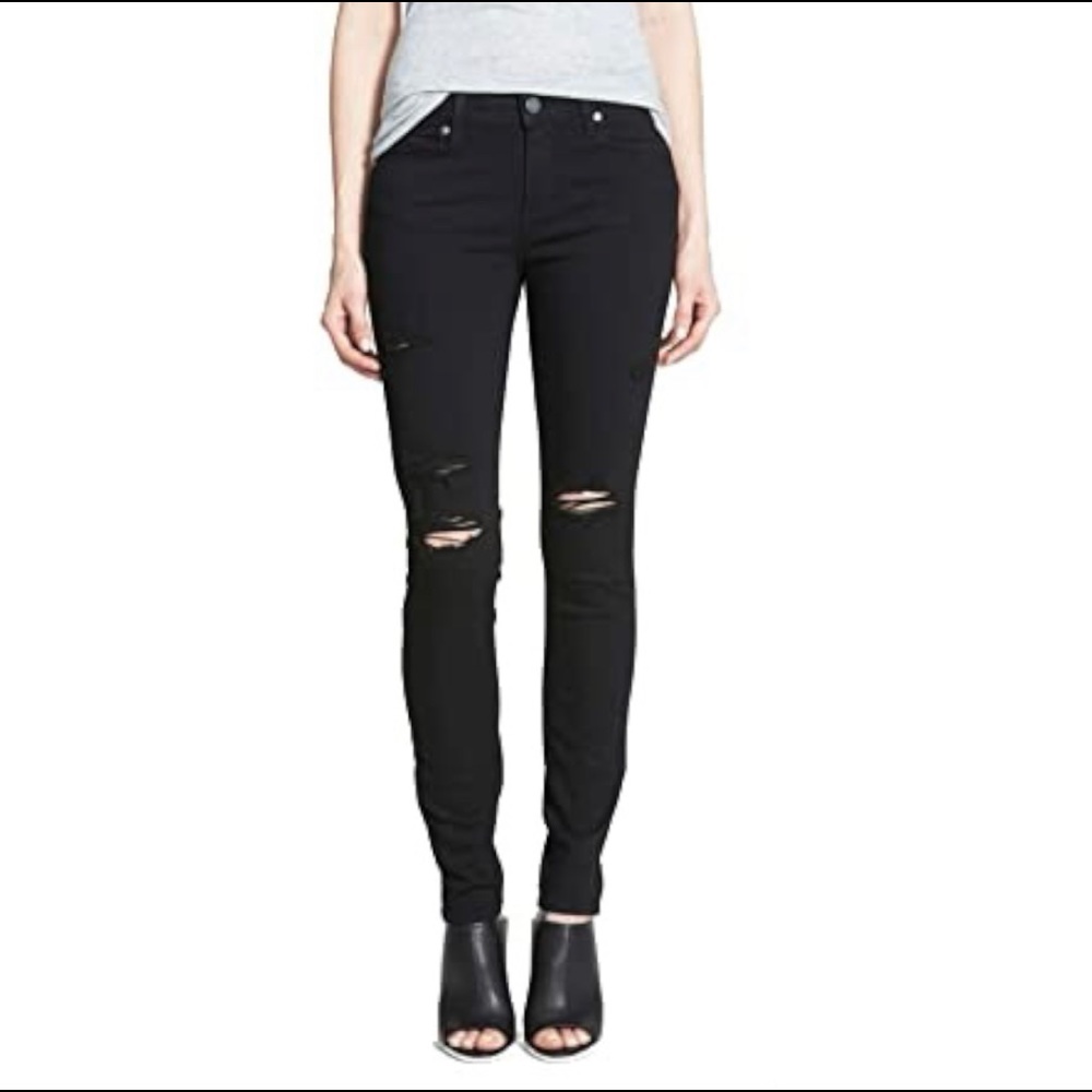 Paige denim distressed jeans